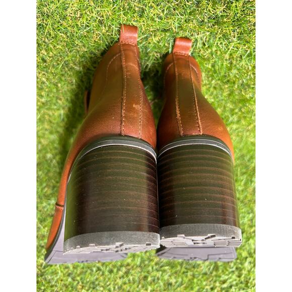 Naturalizer‎ Brown Leather Laura Booties 9.5 - Picture 5 of 12